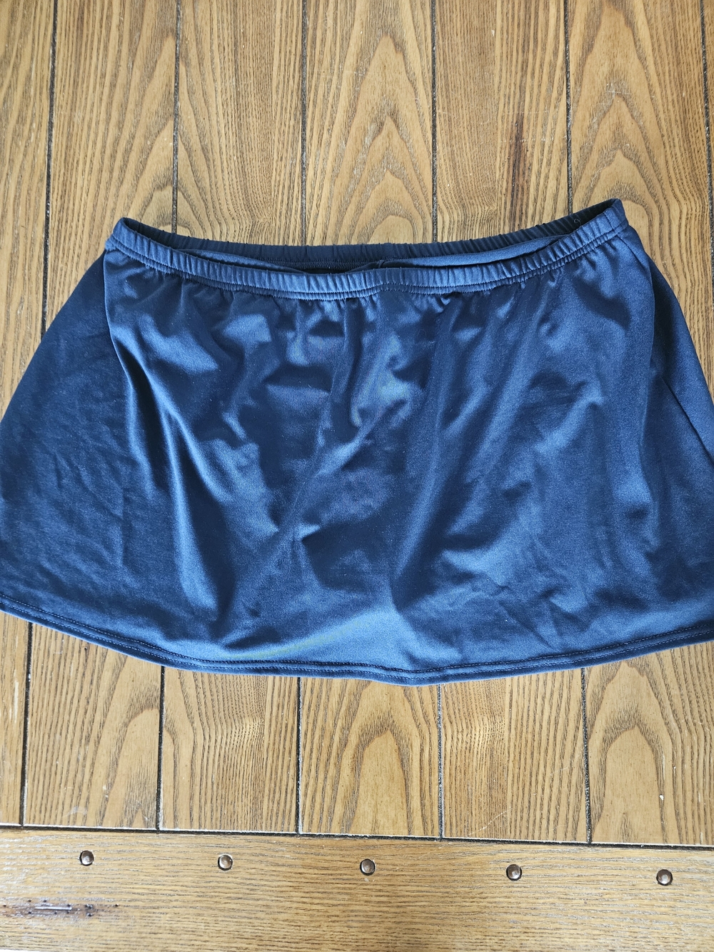 🌹2/$18 Baltex Women’s Navy Swim Skirt with Elastic Waist, Size 18